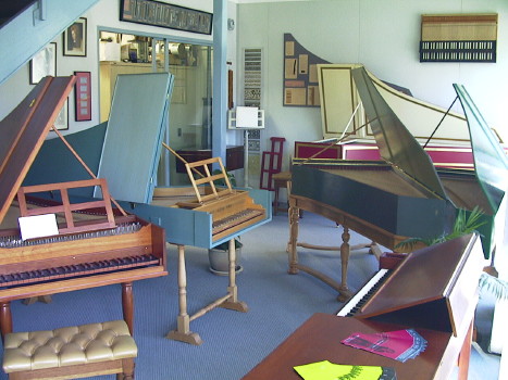 Carey Beebe Harpsichords Showroom 58K jpeg