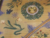 Detail of Flemish soundboard painting by Diana Ford 10K jpeg