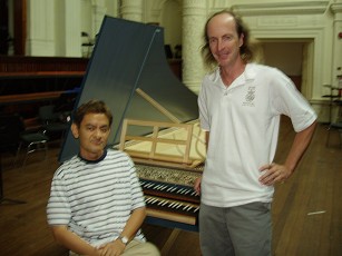 Carey Beebe and Shane Thio at the new Singapore Symphony harpsichord 21K jpeg