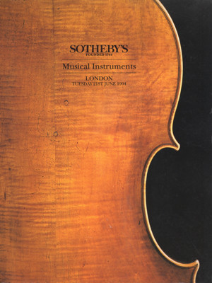 Sotheby’s Catalog cover 41K jpeg