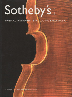 Sotheby’s Catalog cover 38K jpeg