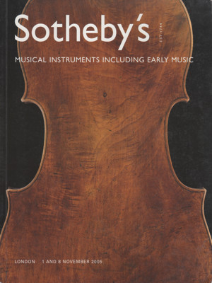 Sotheby’s Catalog cover 39K jpeg