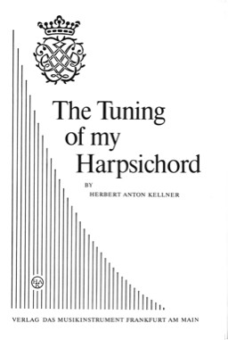 Cover of Kellner’s book ”The Tuning of my Harpsichord” 17K jpeg