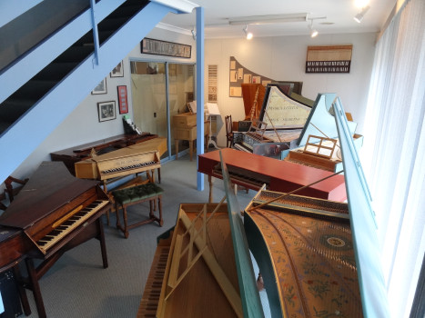 Carey Beebe Harpsichords showroom 57K jpeg